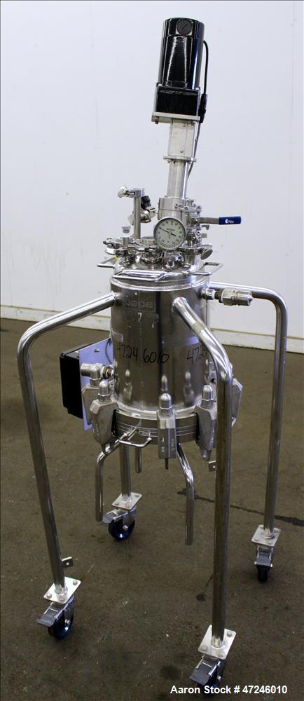 Used Pope Scientific Nutsche Filter, 18.9 liter, 316L Stainless Steel