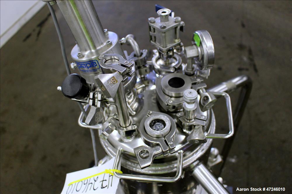 Used Pope Scientific Nutsche Filter, 18.9 liter, 316L Stainless Steel