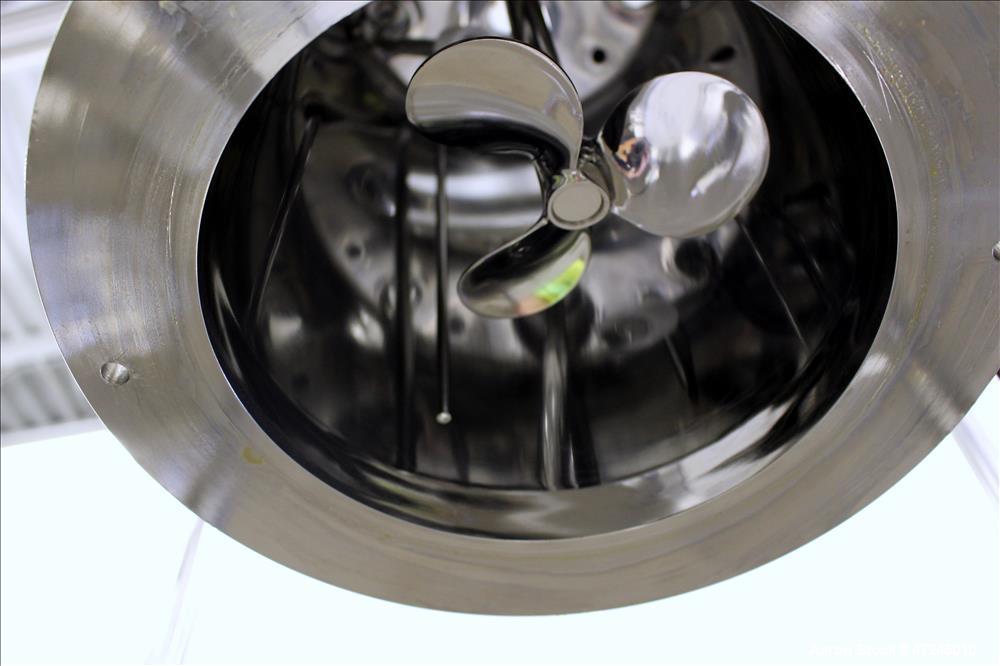 Used Pope Scientific Nutsche Filter, 18.9 liter, 316L Stainless Steel
