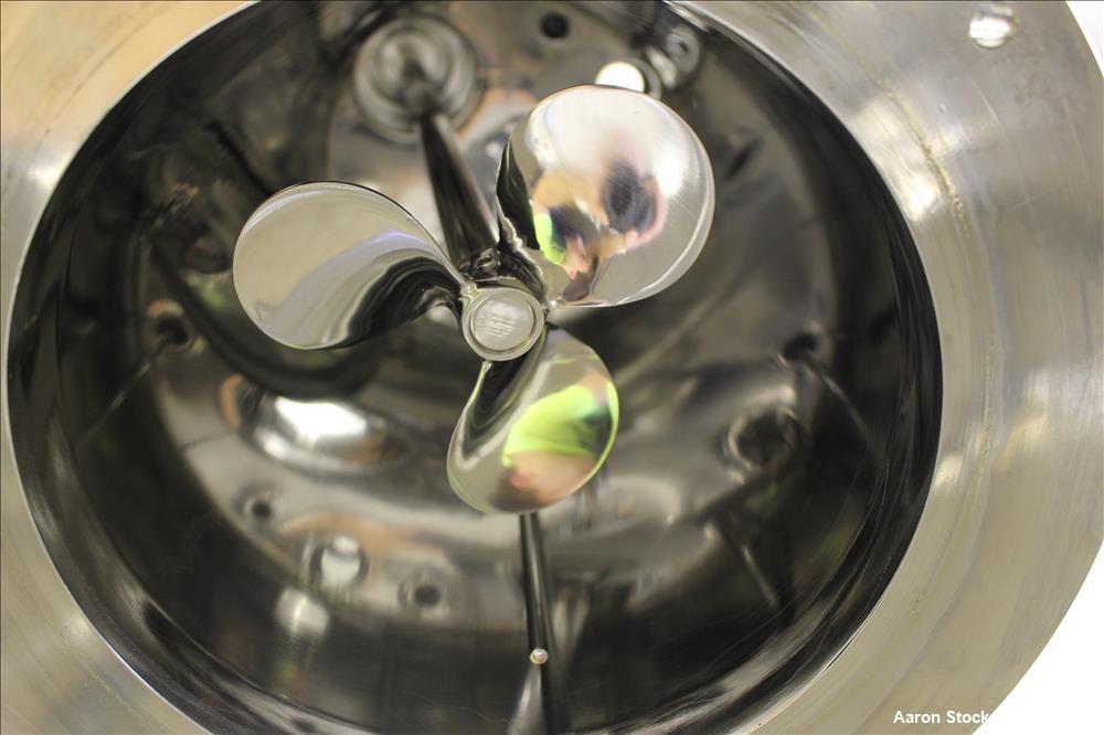 Used Pope Scientific Nutsche Filter, 18.9 liter, 316L Stainless Steel