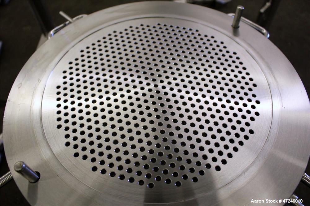 Used Pope Scientific Nutsche Filter, 18.9 liter, 316L Stainless Steel