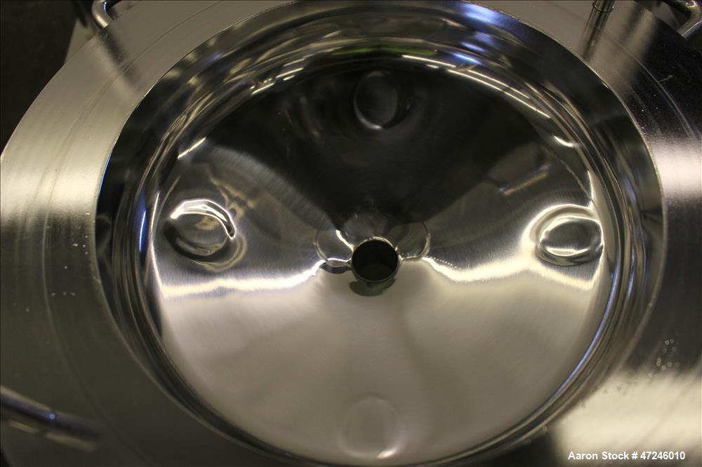 Used Pope Scientific Nutsche Filter, 18.9 liter, 316L Stainless Steel