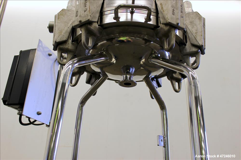 Used Pope Scientific Nutsche Filter, 18.9 liter, 316L Stainless Steel