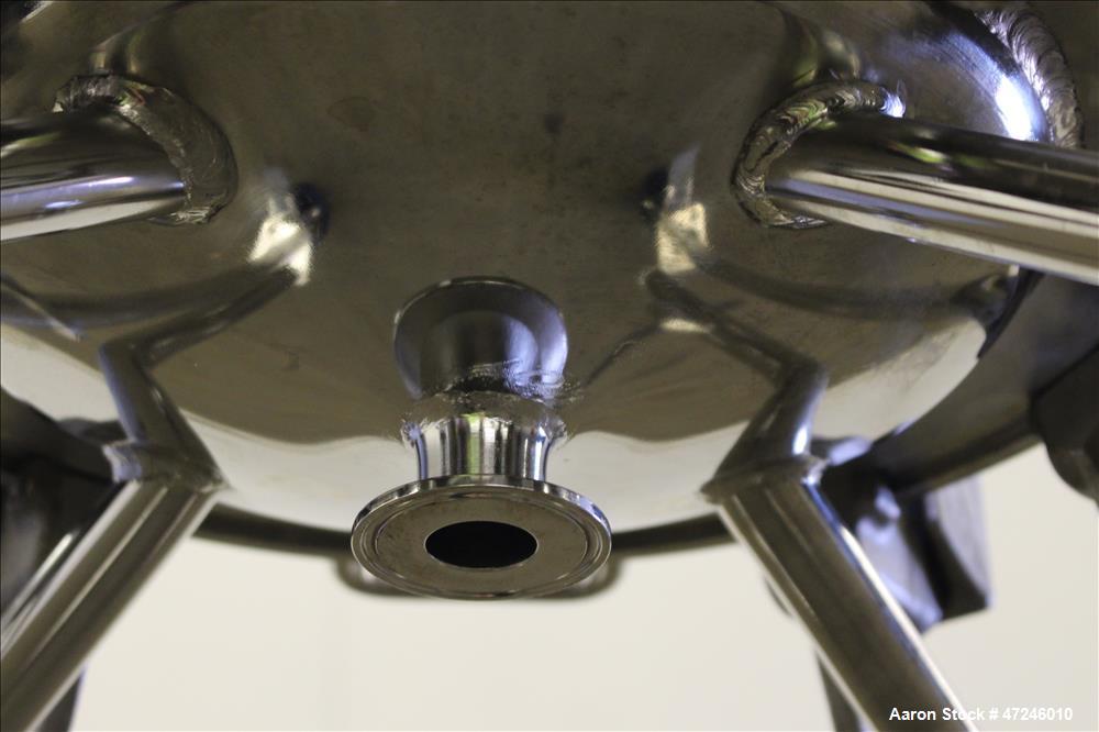 Used Pope Scientific Nutsche Filter, 18.9 liter, 316L Stainless Steel