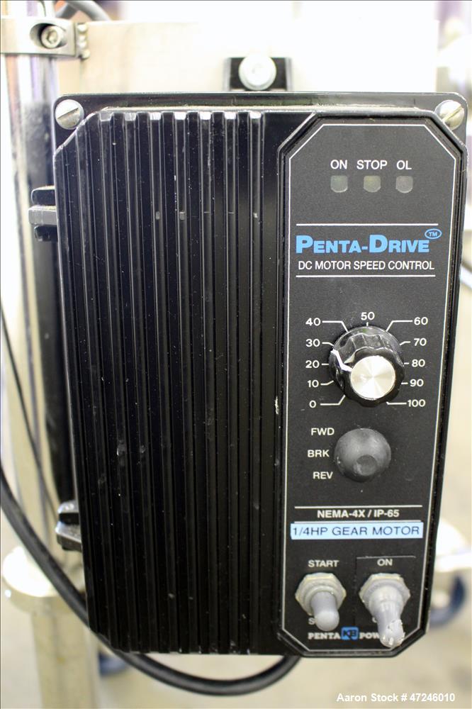 Used Pope Scientific Nutsche Filter, 18.9 liter, 316L Stainless Steel