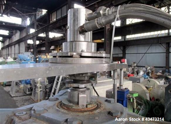 Used Powder Systems Filter Dryer, 1 Square Meter, Hastelloy C22 product contact surfaces. 316L Stainless steel non contact surfaces. Internal rated 60 psi & Full Vacuum at 329 degrees F, jacket rated...
