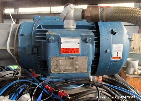 Used Powder Systems Filter Dryer, 1 Square Meter, Hastelloy C22 product contact surfaces. 316L Stainless steel non contact surfaces. Internal rated 60 psi & Full Vacuum at 329 degrees F, jacket rated...