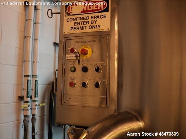 Used Powder Systems filter dryer, 0.3 sq. meters, Hastelloy C22 construction.