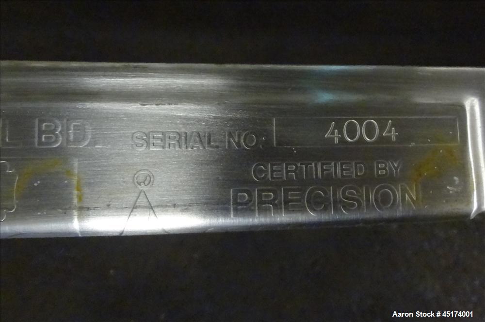 Used Precision Stainless Gel Filter Housing