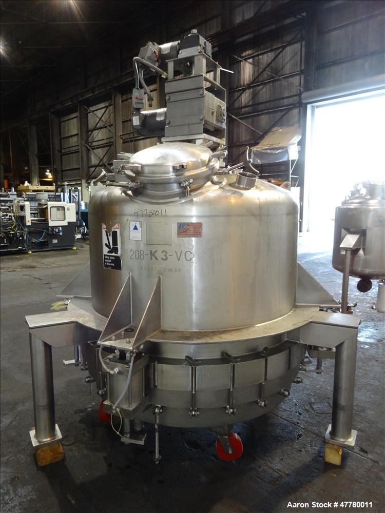 Used Precision Stainless Agitated Nutsche Filter