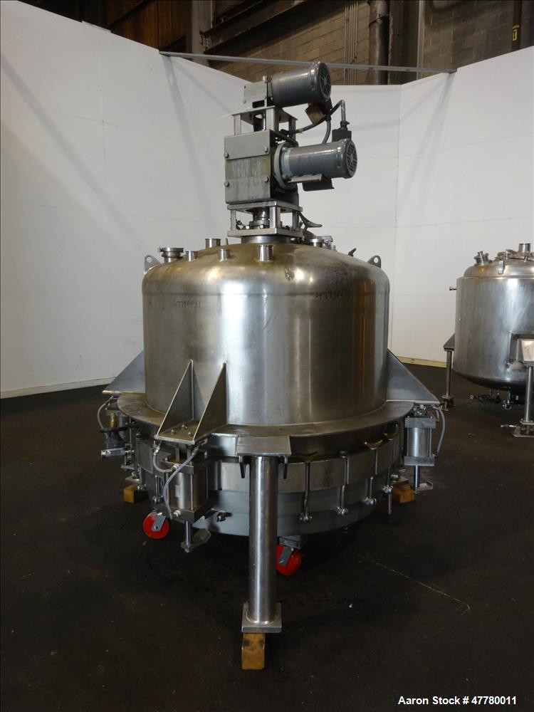 Used Precision Stainless Agitated Nutsche Filter