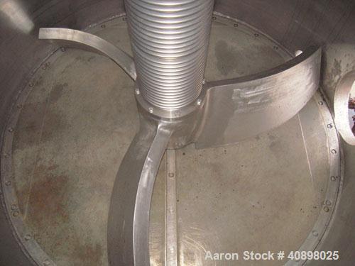 Used Rosenmund 1.6 Square Meter Agitated Nutsche Filter Dryer, Model RSD 1.6-662-92. 316L stainless steel construction, 960 liter capacity, rated 50 psi and full vacuum at 350 deg F internal, jackete...