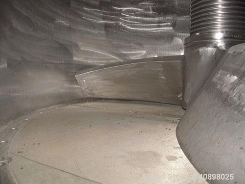 Used Rosenmund 1.6 Square Meter Agitated Nutsche Filter Dryer, Model RSD 1.6-662-92. 316L stainless steel construction, 960 liter capacity, rated 50 psi and full vacuum at 350 deg F internal, jackete...