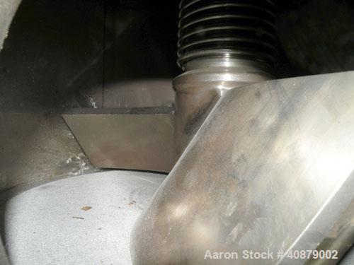 Used Rosenmund Filter Dryer, (0.2) Square Meter, 316L Stainless Steel. 19.625" diameter x 24" straight side. Dished top, flat removable jacketed bottom with filter plate. Internal rated 90/FV at 350 ...