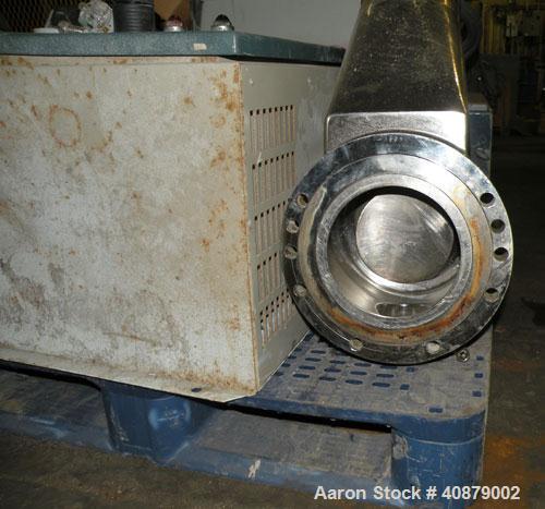 Used Rosenmund Filter Dryer, (0.2) Square Meter, 316L Stainless Steel. 19.625" diameter x 24" straight side. Dished top, flat removable jacketed bottom with filter plate. Internal rated 90/FV at 350 ...