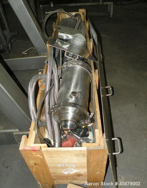 Used Rosenmund Filter Dryer, (0.2) Square Meter, 316L Stainless Steel. 19.625" diameter x 24" straight side. Dished top, flat removable jacketed bottom with filter plate. Internal rated 90/FV at 350 ...