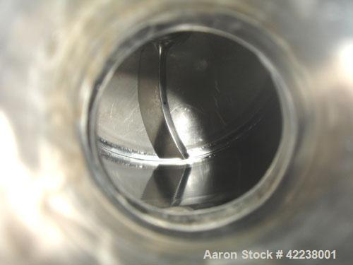 Used Rosenmund Agitated Nutsche Filter, 0.3 square meter, 316L stainless steel. 185 liter capacity, 24" diameter bottom plate, rated 90 psi and full vacuum at 350 F internal, 304L stainless steel jac...