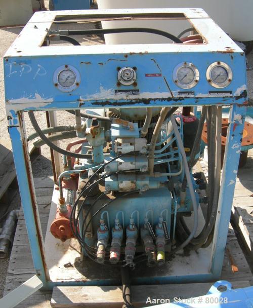 Used Rosenmund Filter Dryer, 4 Square Meter, Model Side Discharge, 316L Stainless Steel Product Contact Areas. Vessel 95" diameter x 42" straight side, dished top, flat bottom. Internal rated 50 psi ...