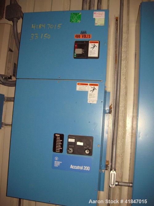 Used Rosenmund Filter Dryer, 4 Square Meter, Model 4MS Side Discharge, 316L Stainless Steel. Approximately 96" diameter x 36" straight side. Dished top, flat removable bottom with filter plate. Inter...