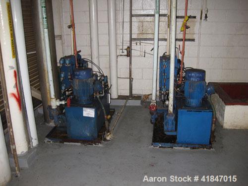Used Rosenmund Filter Dryer, 4 Square Meter, Model 4MS Side Discharge, 316L Stainless Steel. Approximately 96" diameter x 36" straight side. Dished top, flat removable bottom with filter plate. Inter...