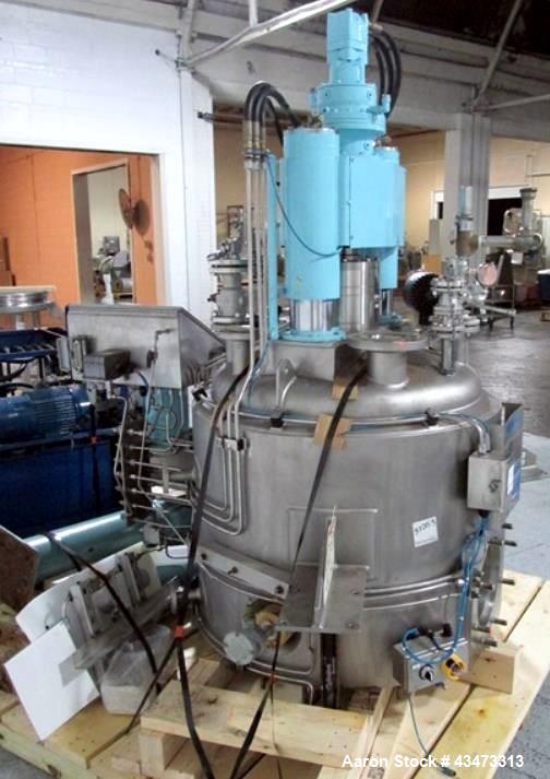 Used Rosenmund Filter Dryer, 0.6 Square Meter, 316L Stainless Steel. Internal rated 50 psi & Full Vacuum at 350 degrees F, 304 stainless steel jacket rated 90 psi & Full Vacuum at 350 degrees F. Side...