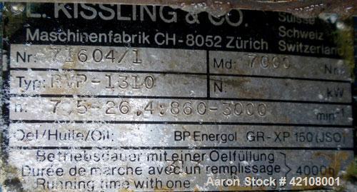 Used Rosenmund Paddle Discharge Filter Dryer