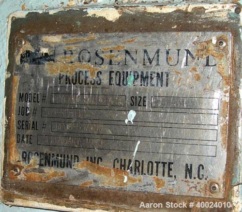 Used Rosenmund Paddle Discharge Dryer
