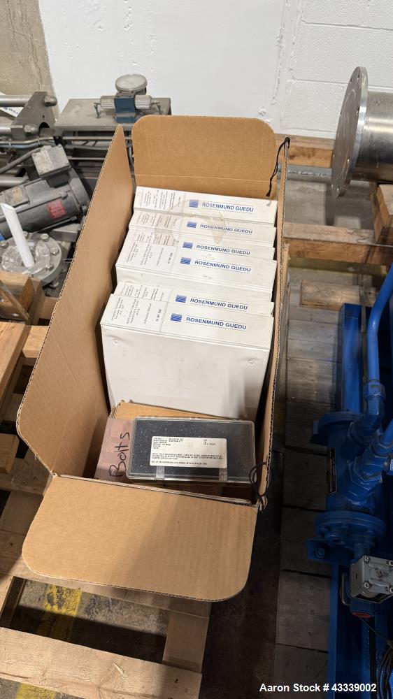 Unused Rosenmund Guedu RGFD Filter Dryer – 316L Stainless Steel, PLC Controlled