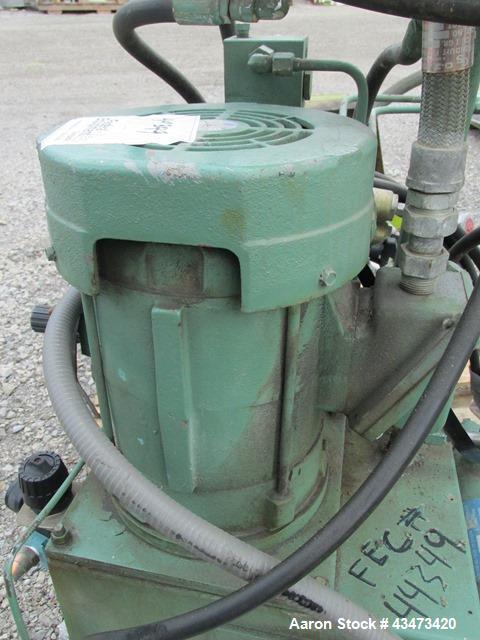 Used Rosenmund Nutsche Filter, 1 Square Meter, Model RSD-1-359-85, 316L Stainless Steel. 46" dia x 26" straight side. Internal rated 50 psi at 302 degrees F. 7.5/5 hp Two speed agitator, 460 volt XP ...