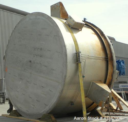 Used Rosenmund Filter Dryer, 4 Square Meter, Model RSD4-1116-00.101.0486, Type GRF 4000L, 316L Stainless Steel. Approximately 96'' diameter x 42'' straight side. Dished top, flat bottom with filter p...