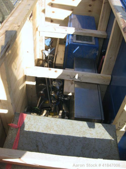 Used Rosenmund Filter Dryer, 4 Square Meter, Model RSD4-1116-00.101.0486, Type GRF 4000L, 316L Stainless Steel. Approximately 96'' diameter x 42'' straight side. Dished top, flat bottom with filter p...