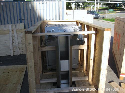 Used Rosenmund Filter Dryer, 4 Square Meter, Model RSD4-1116-00.101.0486, Type GRF 4000L, 316L Stainless Steel. Approximately 96'' diameter x 42'' straight side. Dished top, flat bottom with filter p...