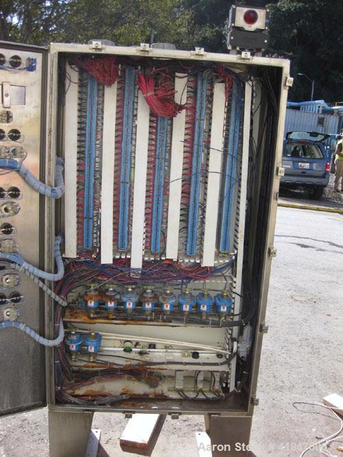 Used Rosenmund Filter Dryer, 4 Square Meter, Model RSD4-1116-00.101.0486, Type GRF 4000L, 316L Stainless Steel. Approximately 96'' diameter x 42'' straight side. Dished top, flat bottom with filter p...