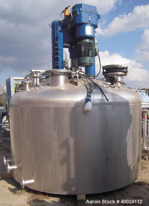 Used Rosenmund Filter Dryer, 6 square meter, Hastelloy C22. 109 3/4" diameter x 36" deep, dished top, flat bottom. Internal rated 100/FV at 302 deg F, jacket rated 100/FV at 302 deg F. (3) blade agit...