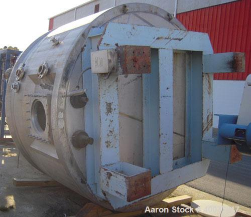 Used Rosenmund Filter Dryer, Hastelloy C22 product contact areas. Approximately 5 square meter. 102'' diameter x 52'' straight side, dished bolt on top, flat bottom. Internal rated 50 psi/FV at 350 d...