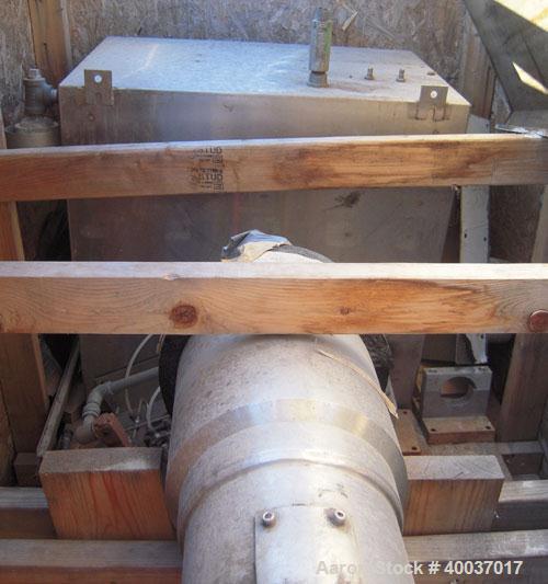 Used Rosenmund Filter Dryer, Hastelloy C22 product contact areas. Approximately 5 square meter. 102'' diameter x 52'' straight side, dished bolt on top, flat bottom. Internal rated 50 psi/FV at 350 d...
