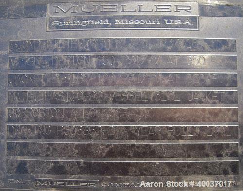 Used Rosenmund Filter Dryer, Hastelloy C22 product contact areas. Approximately 5 square meter. 102'' diameter x 52'' straight side, dished bolt on top, flat bottom. Internal rated 50 psi/FV at 350 d...