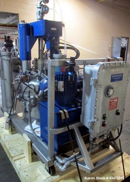 Used Rosenmund Filter Dryer, 0.3 Square Meter. 316L Stainless steel construction, internal rated 50 psi & Full Vacuum at 350 degrees F. 304 Stainless steel jacket rated 90 psi & Full Vacuum at 350 de...