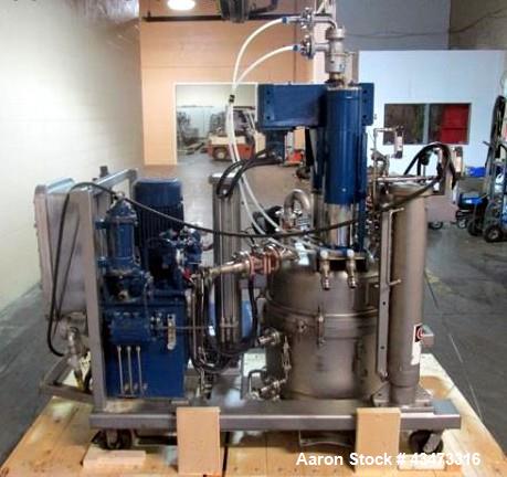 Used Rosenmund Filter Dryer, 0.3 Square Meter. 316L Stainless steel construction, internal rated 50 psi & Full Vacuum at 350 degrees F. 304 Stainless steel jacket rated 90 psi & Full Vacuum at 350 de...