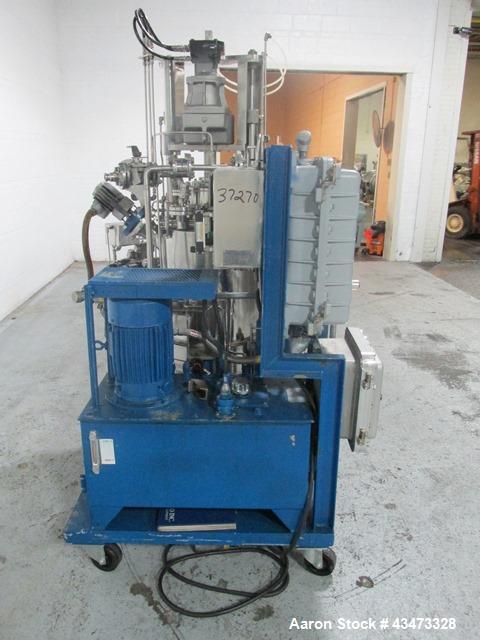 Used Rosenmund Agitated Nutsche Filter, 0.2 Square Meter, 316L Stainless Steel. 20" Diameter chamber rated internal 90 psi Full Vacuum at 350 degrees F. Stainless steel jacket rated 100 psi at 350 de...