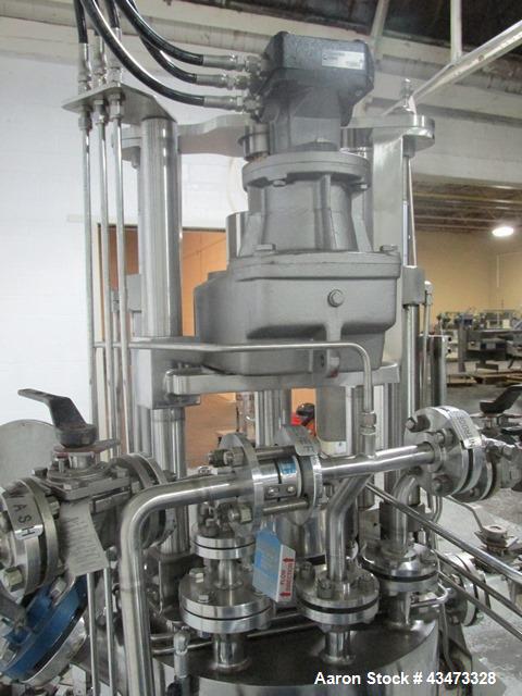 Used Rosenmund Agitated Nutsche Filter, 0.2 Square Meter, 316L Stainless Steel. 20" Diameter chamber rated internal 90 psi Full Vacuum at 350 degrees F. Stainless steel jacket rated 100 psi at 350 de...
