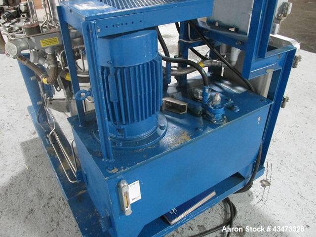 Used Rosenmund Agitated Nutsche Filter, 0.2 Square Meter, 316L Stainless Steel. 20" Diameter chamber rated internal 90 psi Full Vacuum at 350 degrees F. Stainless steel jacket rated 100 psi at 350 de...