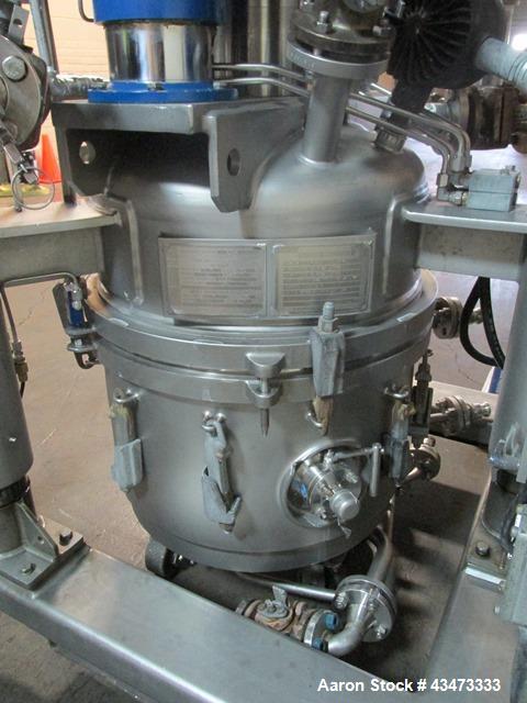 Used- Rosenmund Filter Dryer, 0.25 Square Meter, Hastelloy C22. Internal rated 50 psi & Full Vacuum at 350 degrees F. 304 St...
