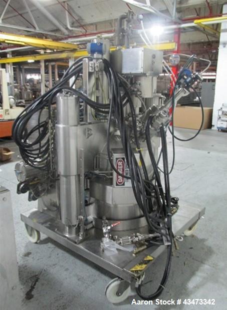 Used Rosenmund Geudu Nutsche Filter Dryer, 0.3 Square Meter, 316L Stainless Steel. Internal rated 50 psi & Full Vacuum at 302 degrees F. 316L Stainless steel jacket rated 150 psi & Full Vacuum at 302...