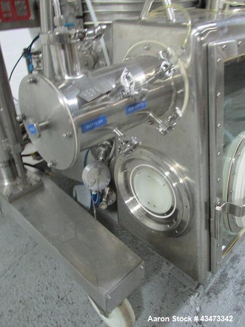 Used Rosenmund Geudu Nutsche Filter Dryer, 0.3 Square Meter, 316L Stainless Steel. Internal rated 50 psi & Full Vacuum at 302 degrees F. 316L Stainless steel jacket rated 150 psi & Full Vacuum at 302...