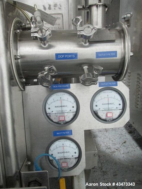 Used Rosenmund Geudu Nutsche Filter Dryer, 0.2 Square Meter, Hastelloy C22. 115 Liter working capacity, 44 liter cake capacity. Internal rated 50 psi & Full Vacuum at 302 degrees F. 316L Stainless st...