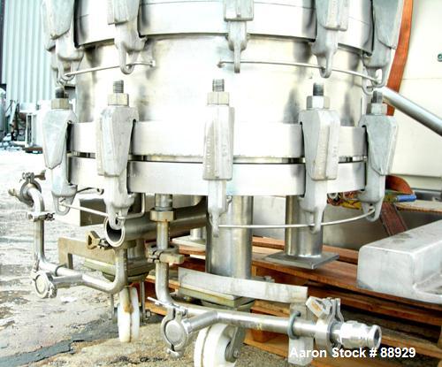 Used Stainless Steel Rosenmund Agitated Filter Dryer