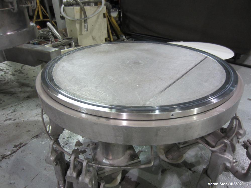 Used Stainless Steel Rosenmund Agitated Filter Dryer
