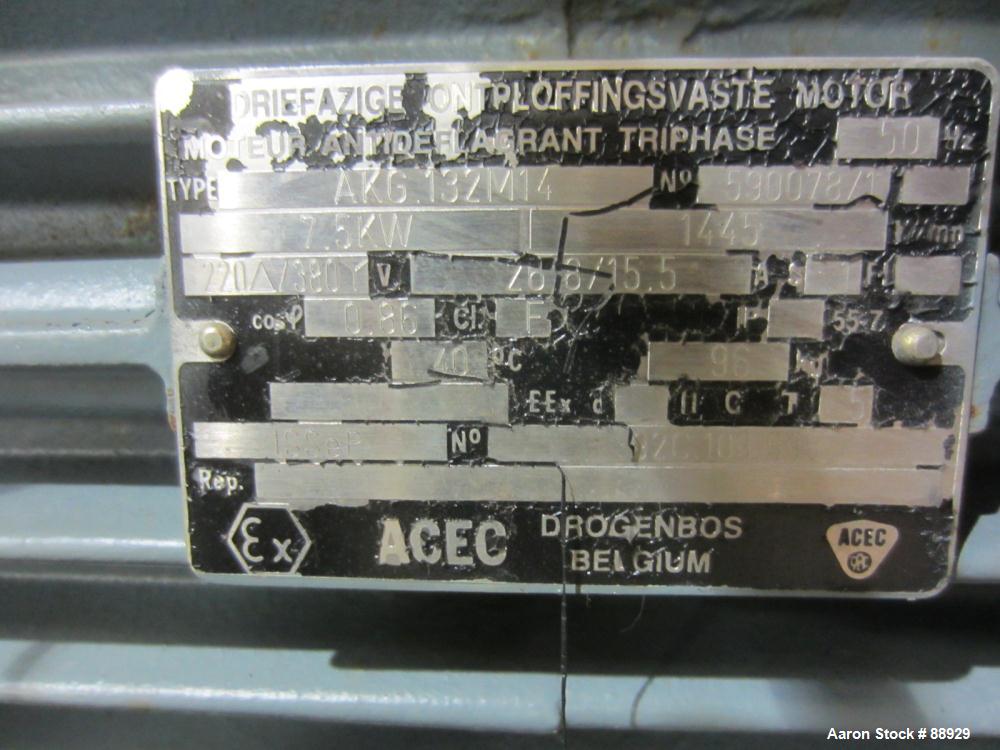 Used Stainless Steel Rosenmund Agitated Filter Dryer