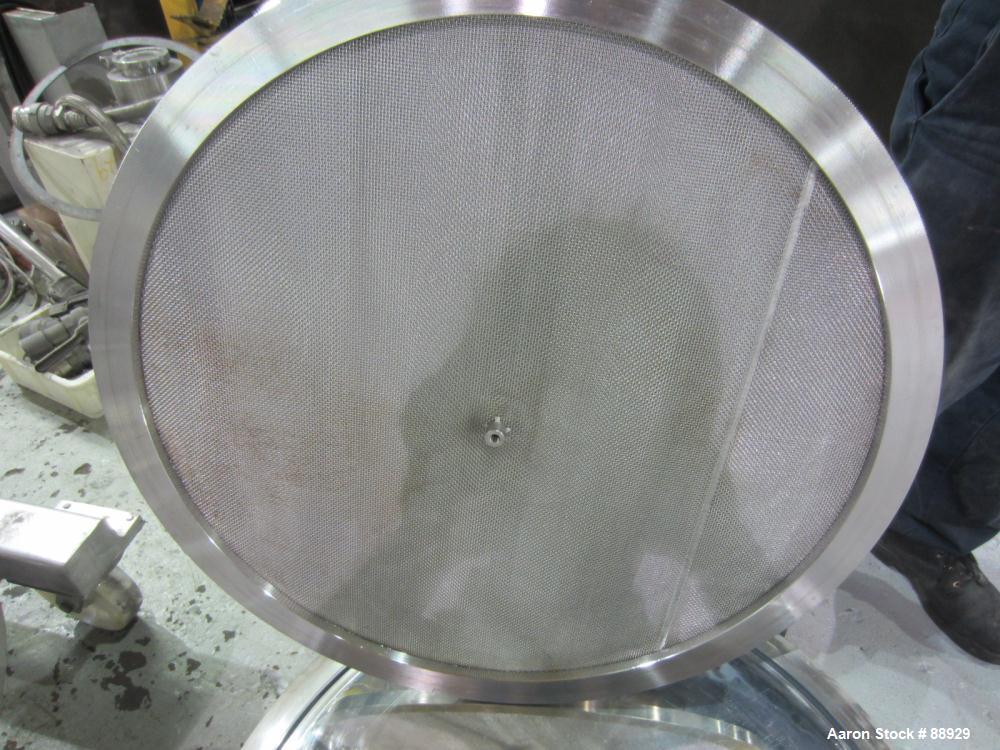Used Stainless Steel Rosenmund Agitated Filter Dryer